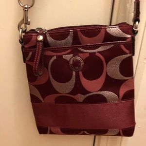 Red Coach Crossbody
